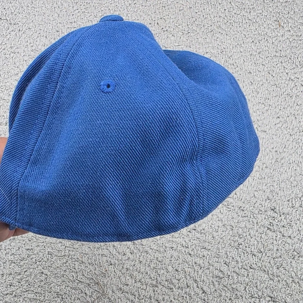 American Needle Baseball Cap Mens 7 1/4 Blue Milwaukee Brewers 1918 Cooperstown
